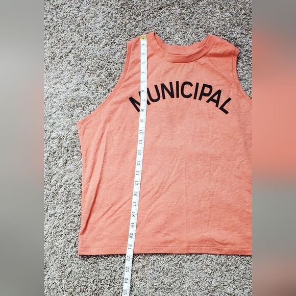 Municipal Heather Orange & Black Tank Top - Picture 4 of 5